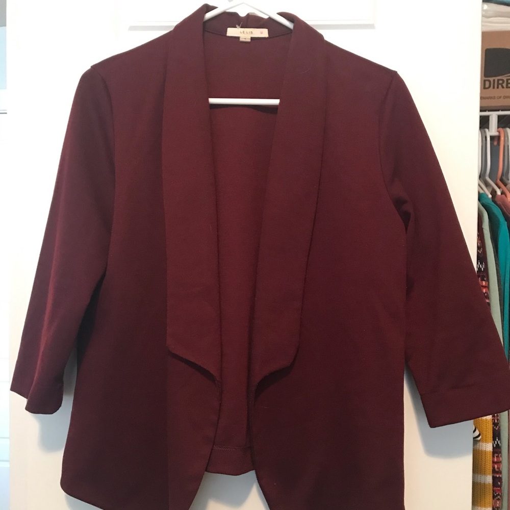 Maroon blazer